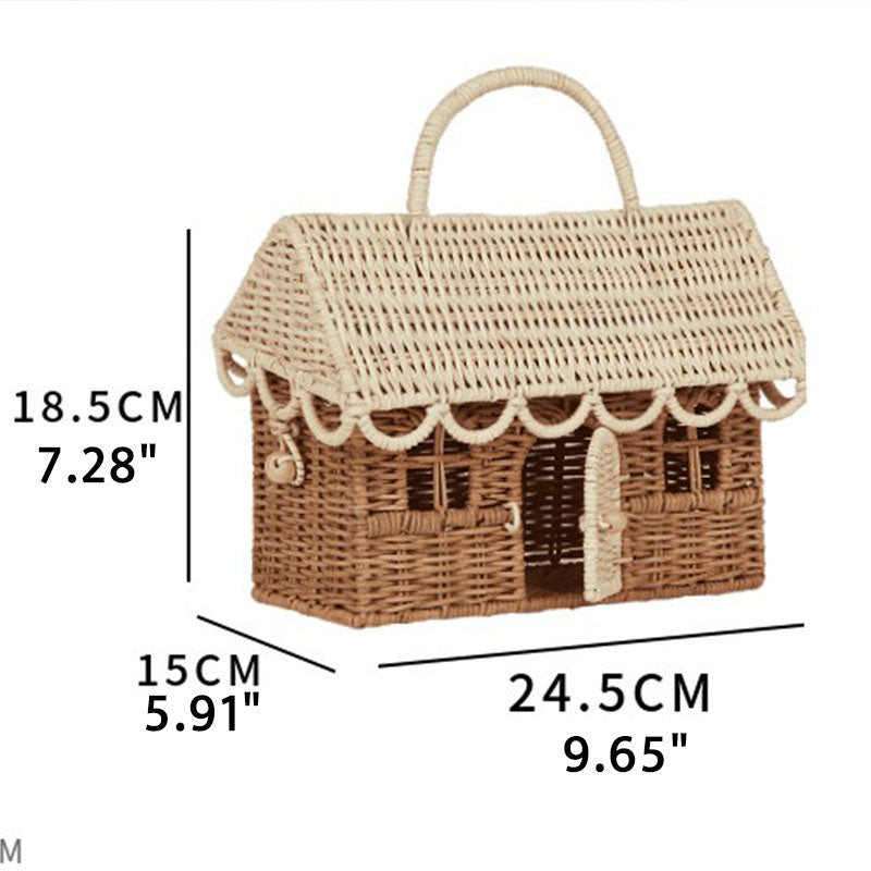 Handwoven Cottage Storage Basket