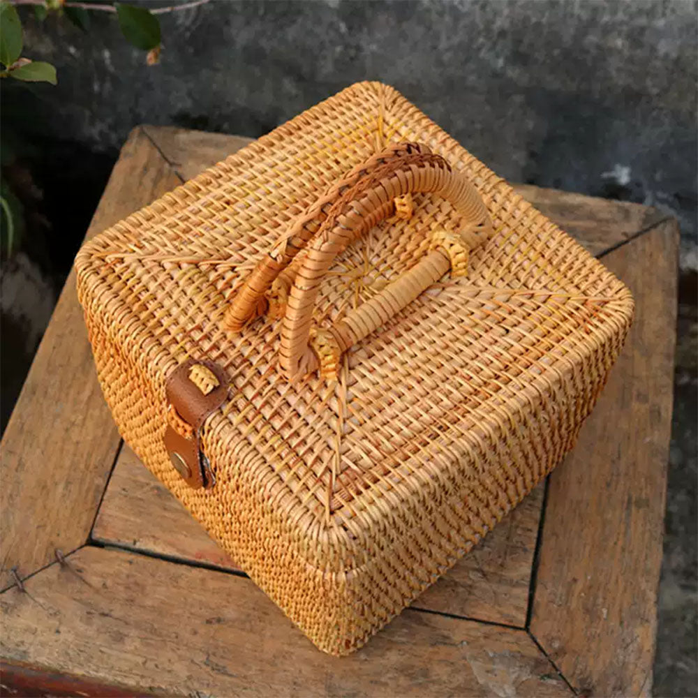 rattan organizer