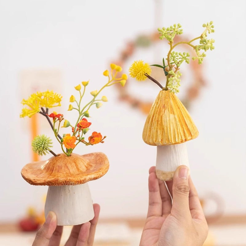 ceramic mushroom vase