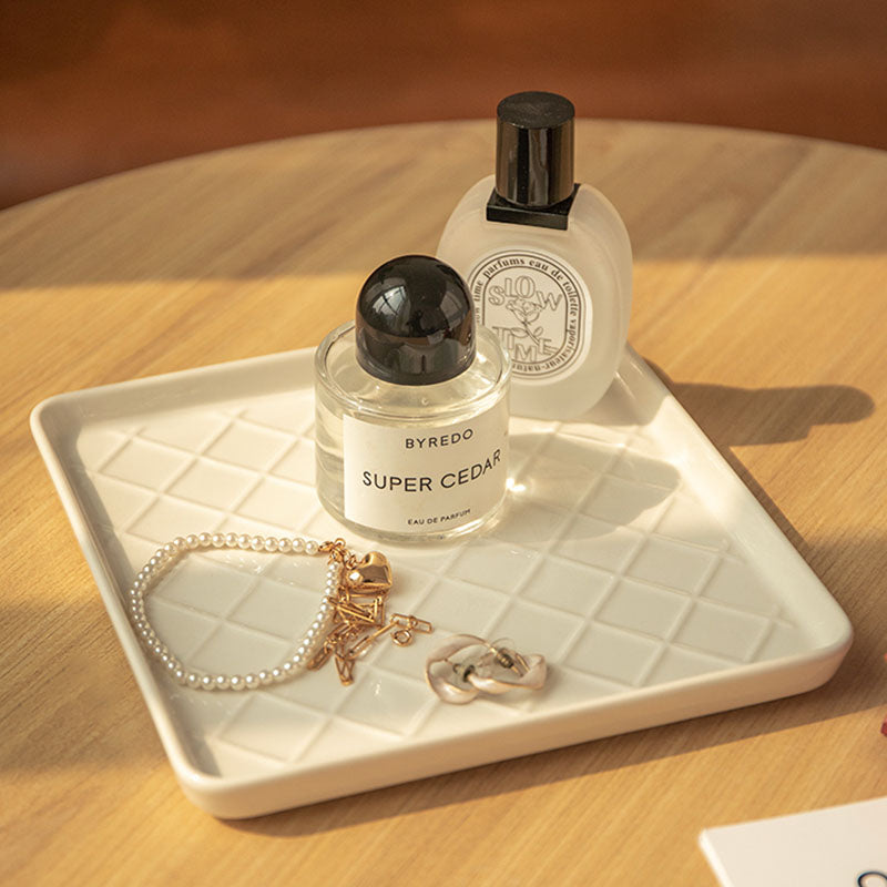 Square Checkered Tray|Jewelry Trays