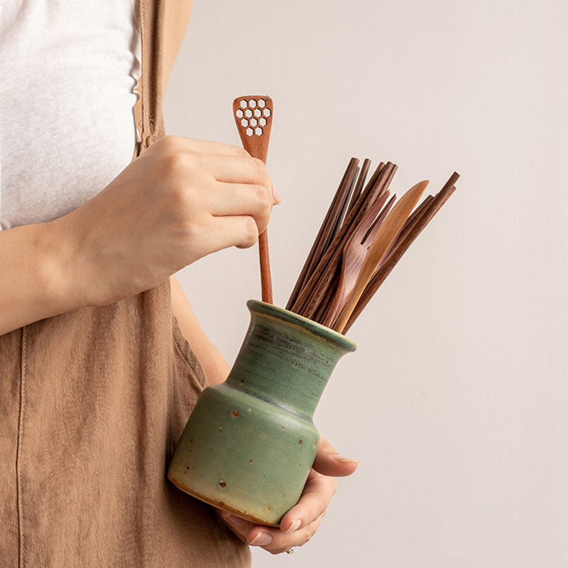Vintage Green Vase