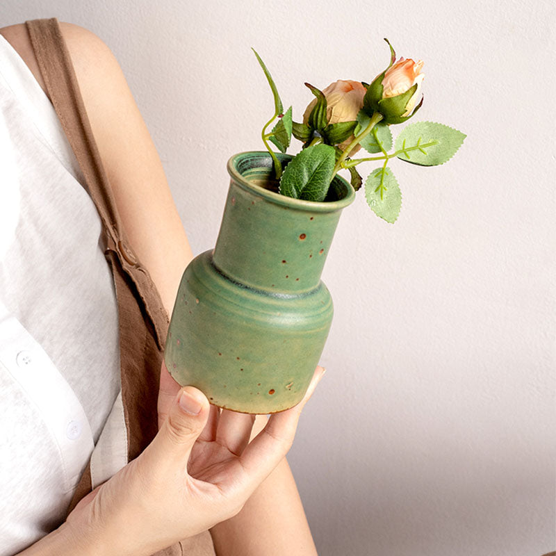 Vintage Green Vase