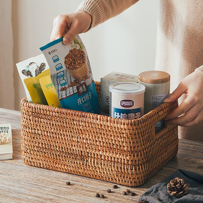 large wicker basket