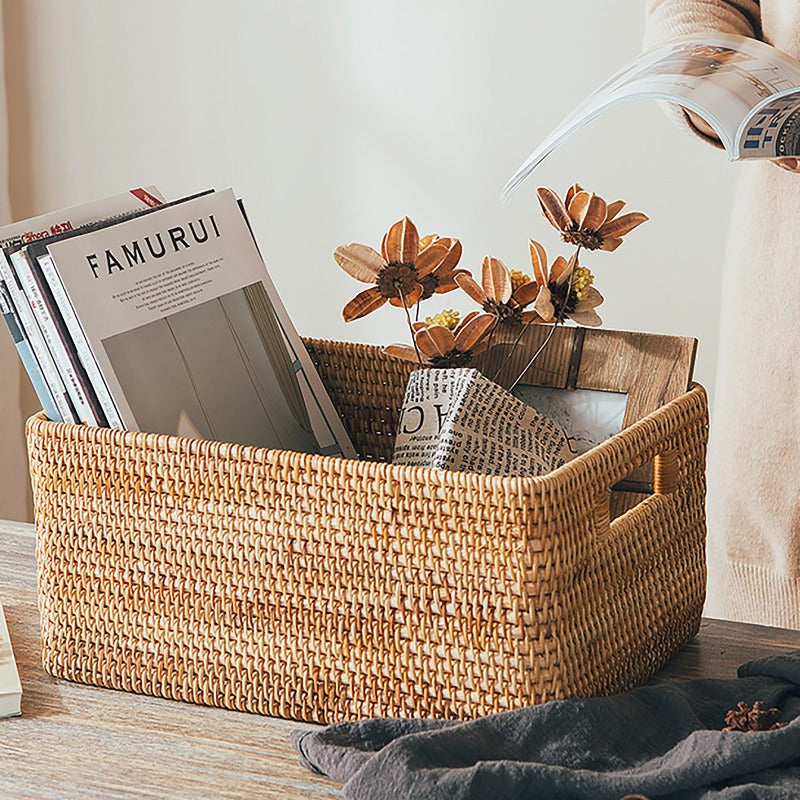 large wicker basket