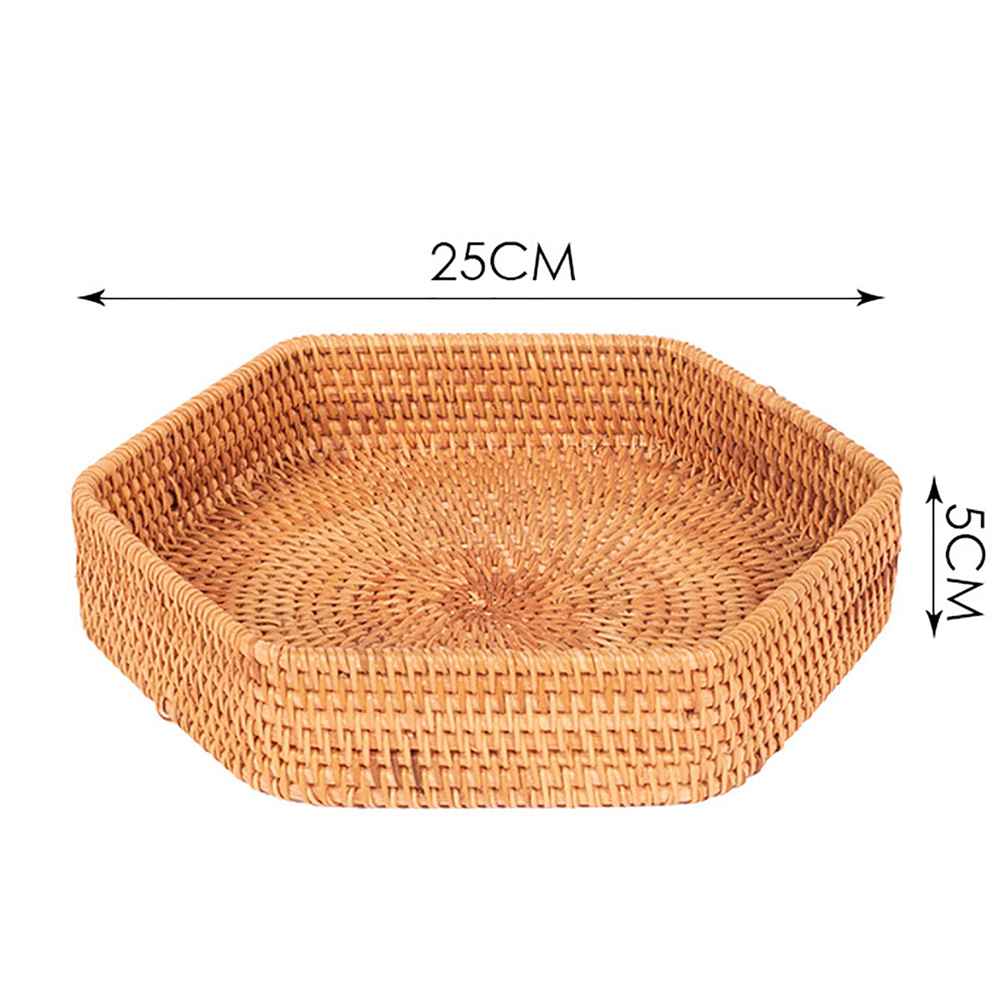 Rectangular Rattan Tray