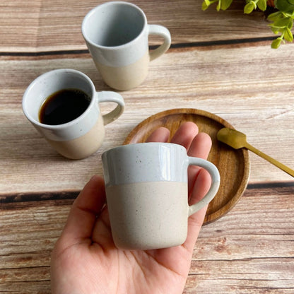 2.7oz / 80ml Small handmade coffee cups