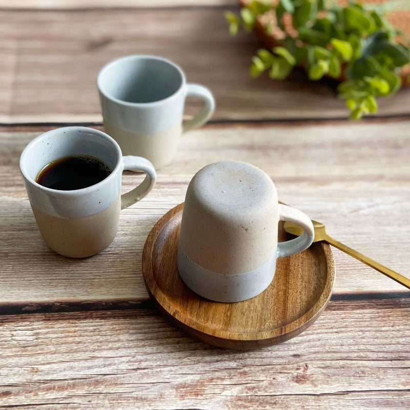 2.7oz / 80ml Small handmade coffee cups