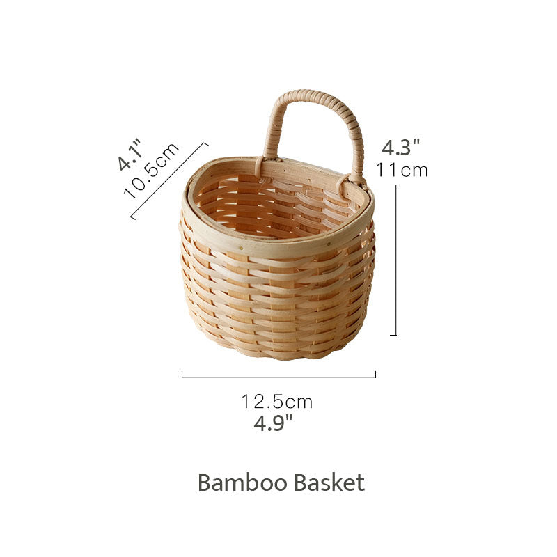 Small Handmade Woven Onion Basket