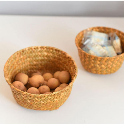 Small Size Tabletop Seagrass Basket Set