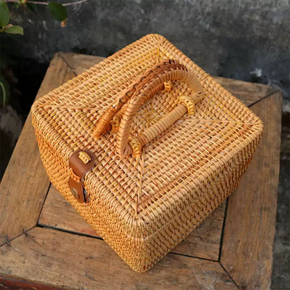 rattan organizer
