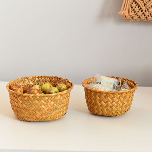 Small Size Tabletop Seagrass Basket Set