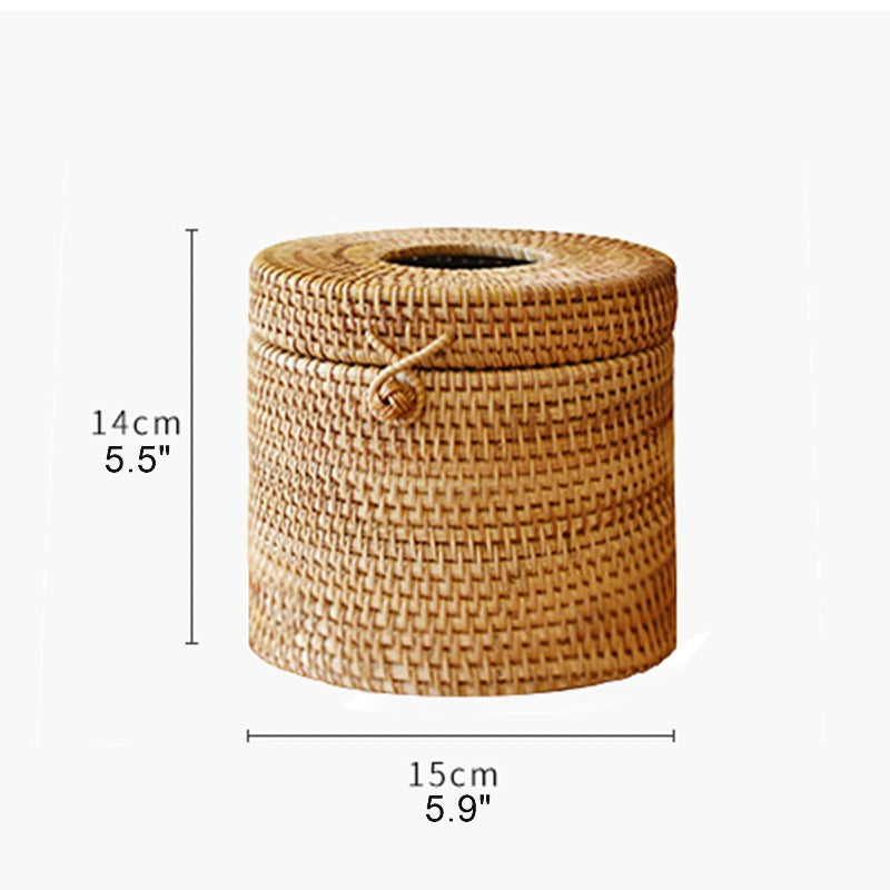 Wicker Tissue Box Cover