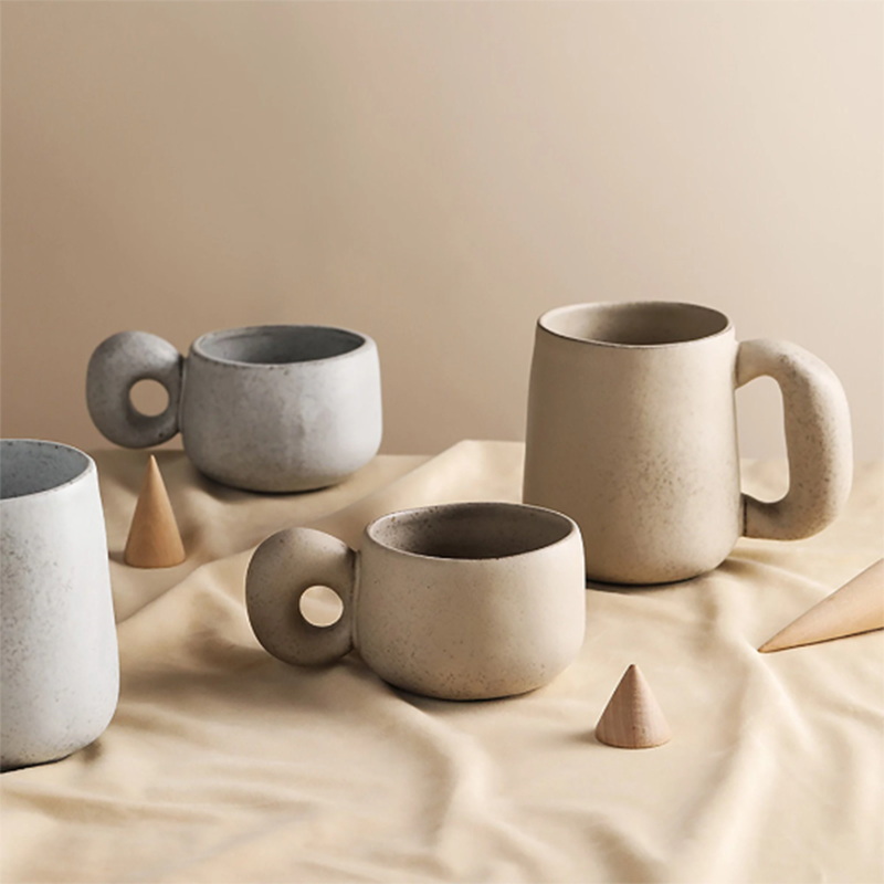 Beige Large size coffee cup