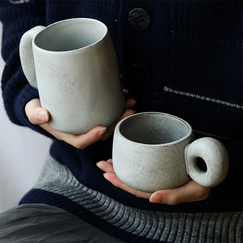 Beige Large size coffee cup