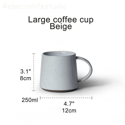 3 Different shape small handmade espresso cup