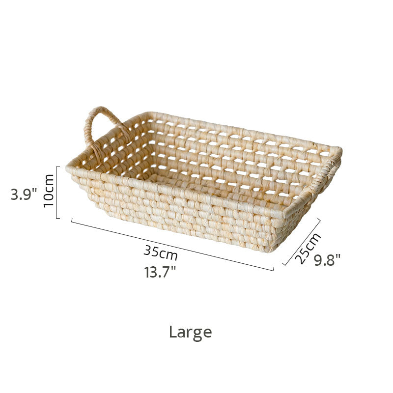 Natural Woven Storage Basket 3 Sizes