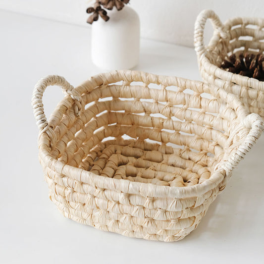 Natural Woven Storage Basket 3 Sizes