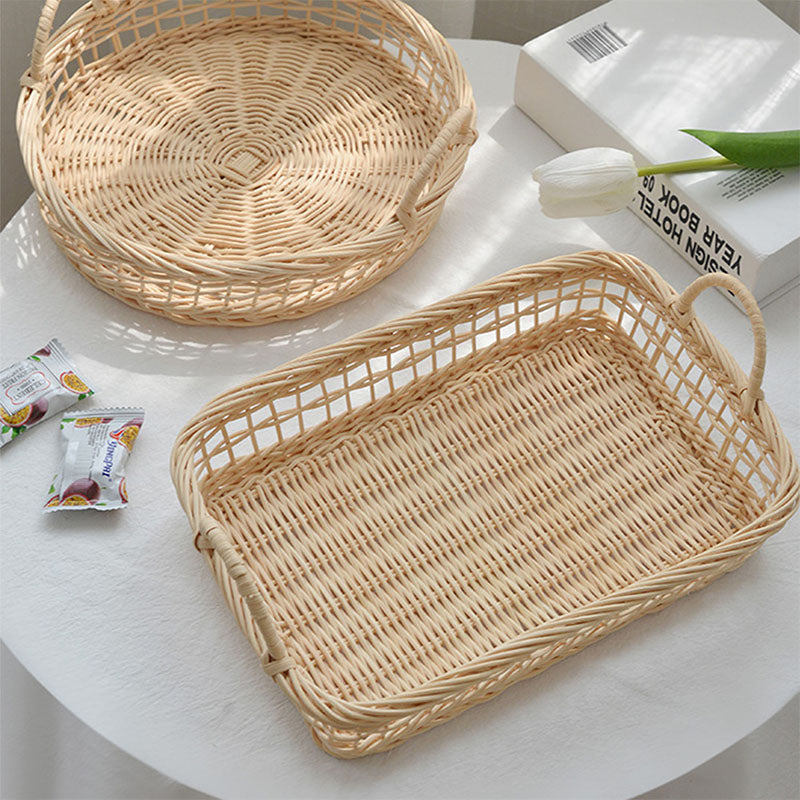 White Serving Trays With Handles | Kitchen Organizer