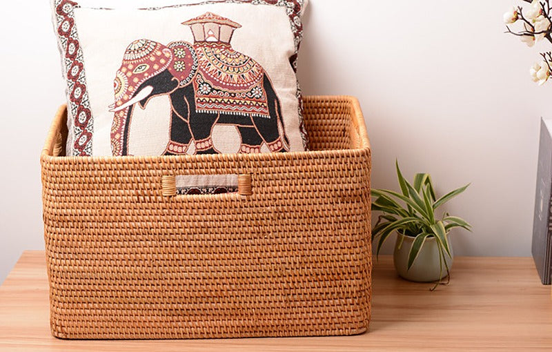 Large Storage Basket with Handles