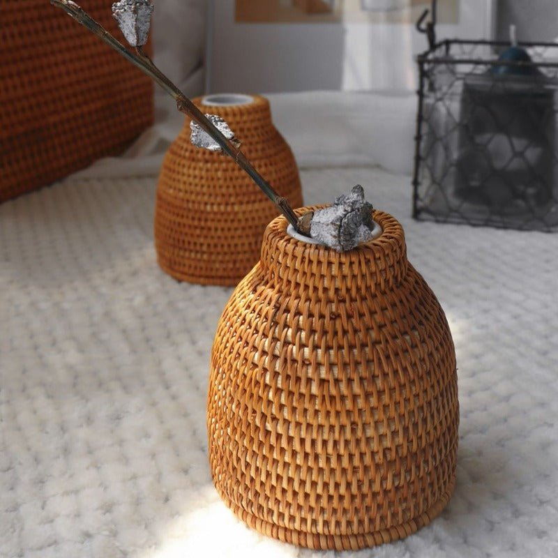 Rattan Vase