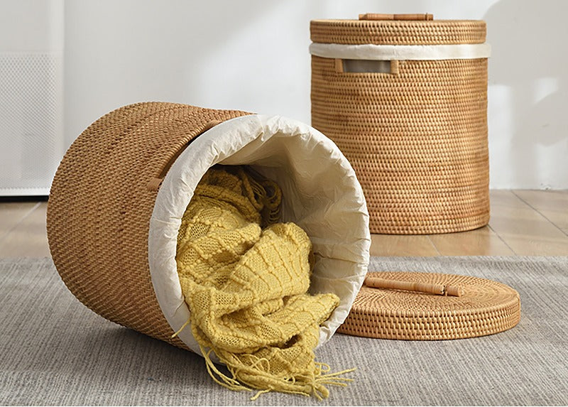 Large Wicker Laundry Basket