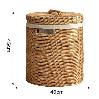 Large Rattan Laundry Basket