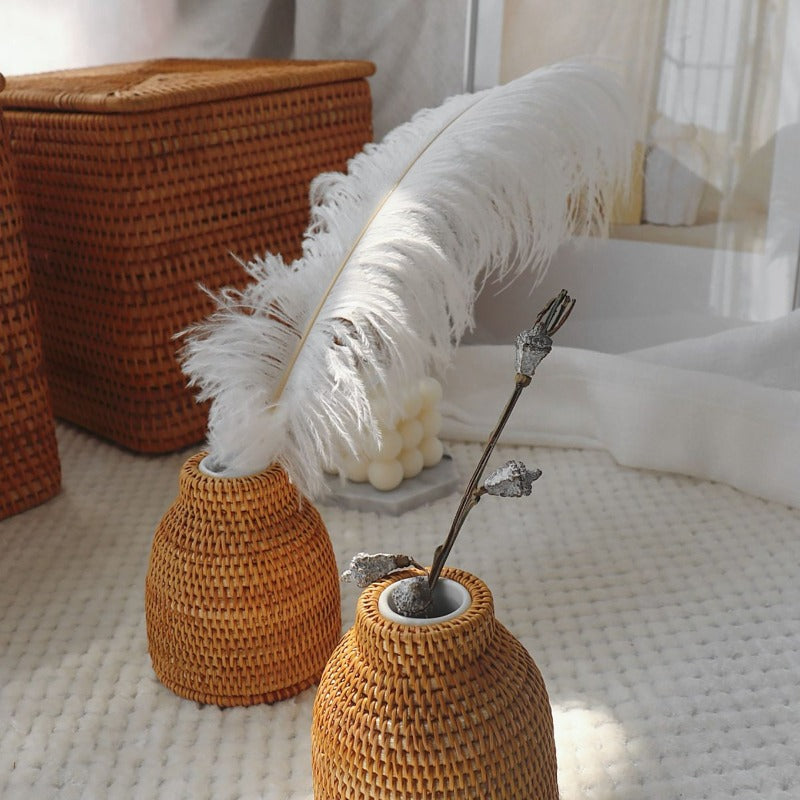 Rattan Vase